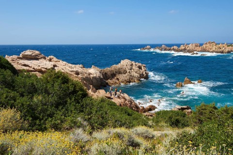 Coast of Capo Testa