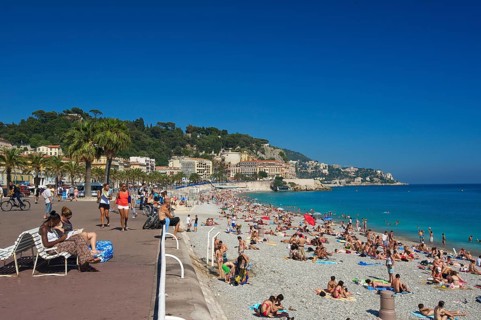 Beach at the Promenade des Anglais