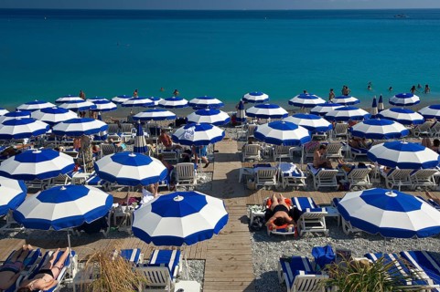 Beach at the Promenade des Anglais