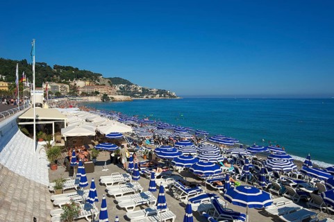Beach at the Promenade des Anglais