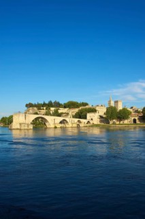 Pont Saint-Benezet bridge over the Rhone River