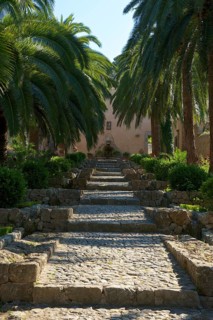 Staircase to the Jardines de Alfabia