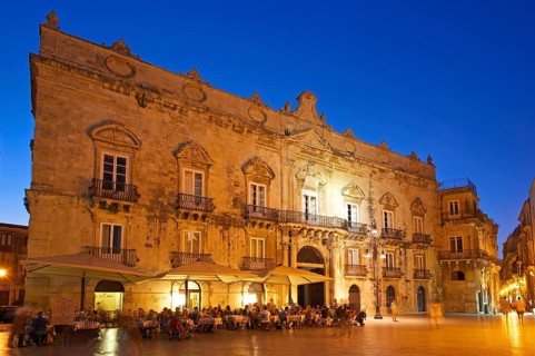 Stately houses in the historic town centre