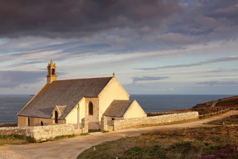 Saint They Chapel at the cape of Pointe du Van