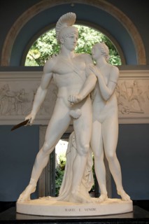 Sculpture of Mars and Venus