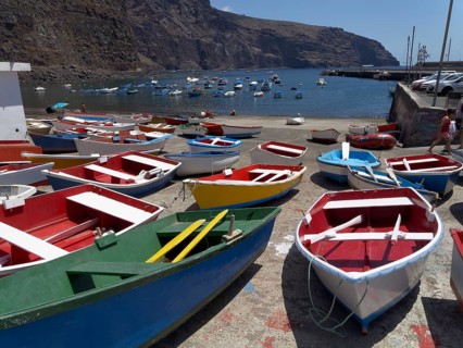 Fishing harbour in Vueltas