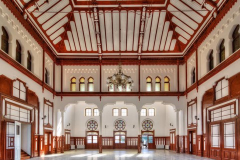Historic waiting room in Sirkeci Railway Station