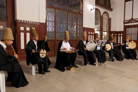 Sufi music concert in Sirkeci Railway Station