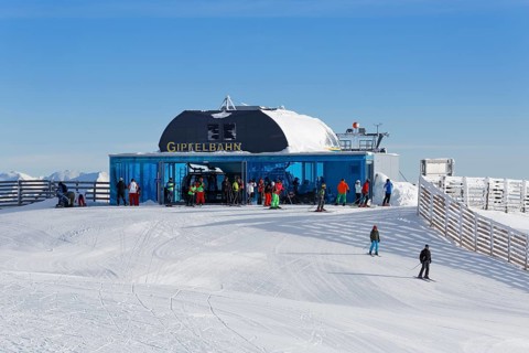 Mountain station of the Gipfelbahn cable car