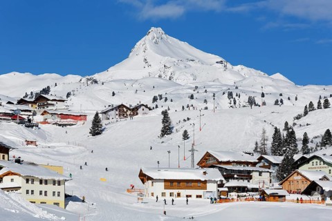 Obertauern with Mt Seekarspitz or Mt Seekarspitze