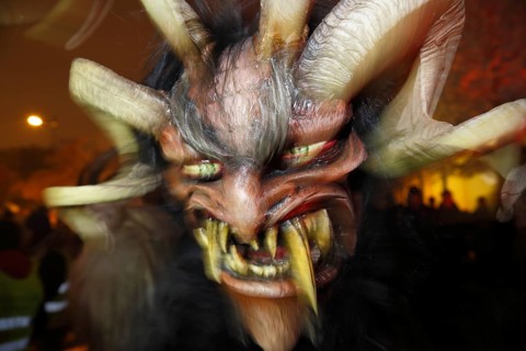 Percht or Krampus from Radecker Pass