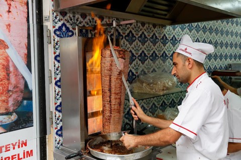 Kebab stand