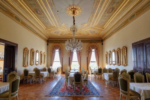 Upper floor of the Malta Pavilion or Malta Kiosk