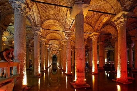 Yerebatan Cistern or Basilica Cistern
