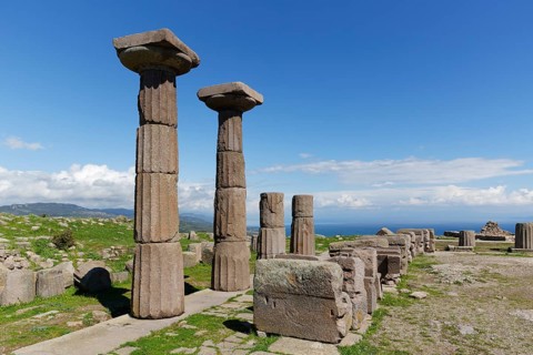 Doric columns of Athena Temple