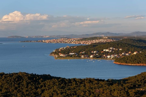 Town of Ayvalik seen from the Devil's Table or Seytan Sofrasi