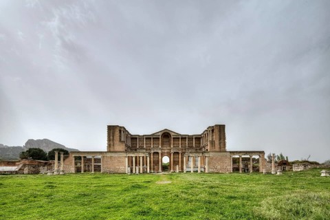 Roman bath and gymnasium