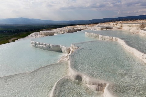 Travertine terraces of Pamukkale