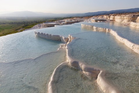Travertine terraces of Pamukkale