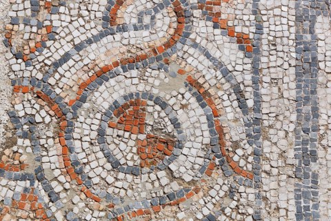 Floor mosaics in Curetes Street