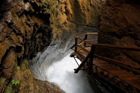 Raggaschlucht gorge