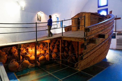 Replica of a Byzantine ship from 626