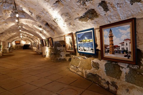 Art gallery in Bodrum Castle