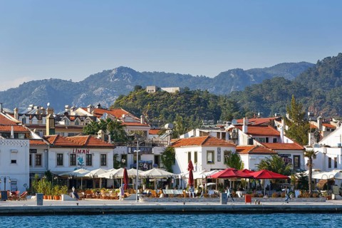 Townscape with promenade