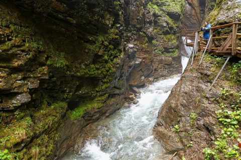 Raggaschlucht gorge