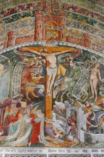 Lebendes Kreuz frescoes