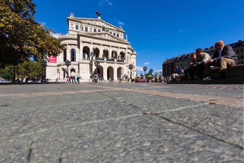 Opernplatz square and Alte Oper