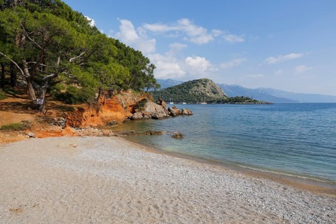 Gemiler Bay and Gemiler Island