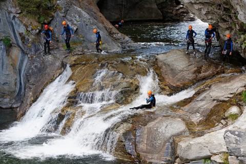 Canyoning in the Malta river