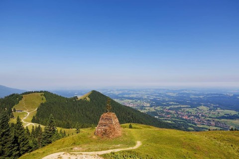 View from Hinteren Hoernle Mountain over Mittleren Hoernle Mountain and Vorderes Hoernle Mountain