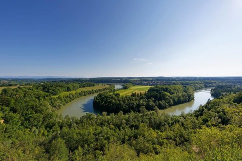 Loop of the Lech river