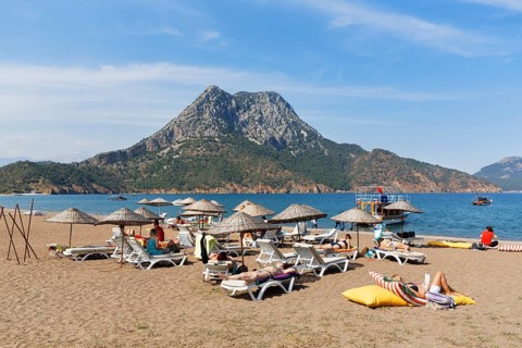 Beach in Adrasan Bay