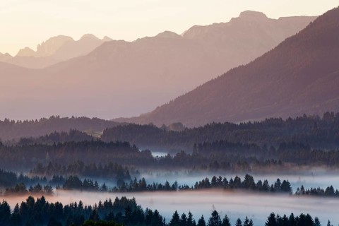 Landscape in the Alpine Foreland