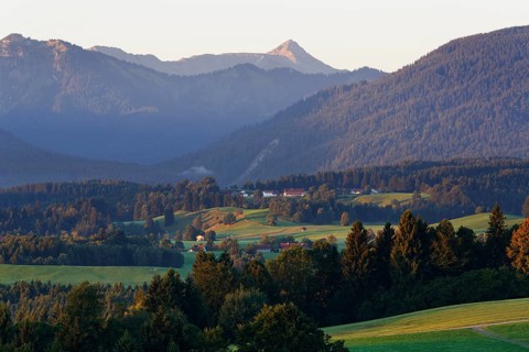 Landscape in the Alpine Foreland