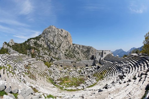 Theatre and Mount Solymos