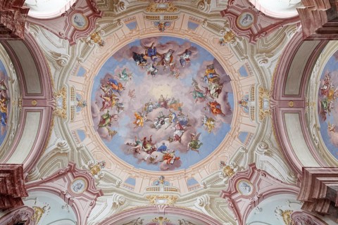 Ceiling fresco by Bartolomeo Altomonte