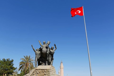 Ataturk Monument by Hueseyin Gezer