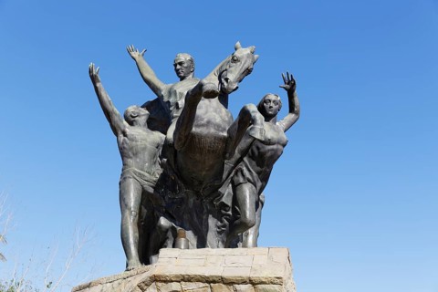 Ataturk Monument by Hueseyin Gezer