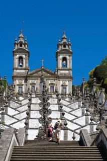 Igreja do Bom Jesus with Escadorio dos Cinco Sentidos