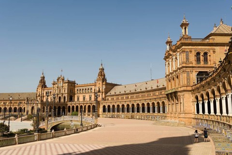 South wing of the Plaza de Espana