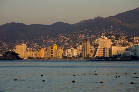 High-rise hotels in Acapulco Bay