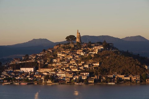 Janitzio Island in Lake Patzcuaro