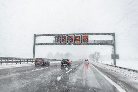 Danger of traffic jams and speed limits