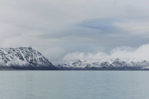 Snow-covered mountains