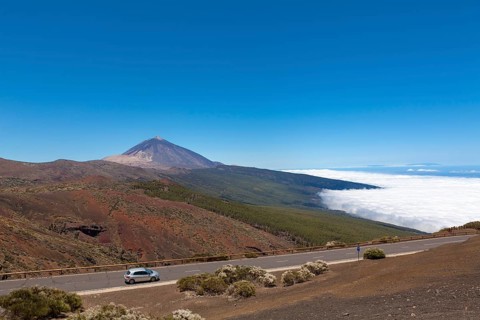 Landscape in the Teide National Park