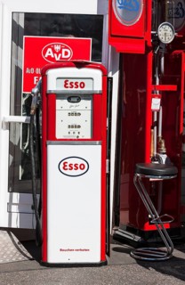 Old petrol pump